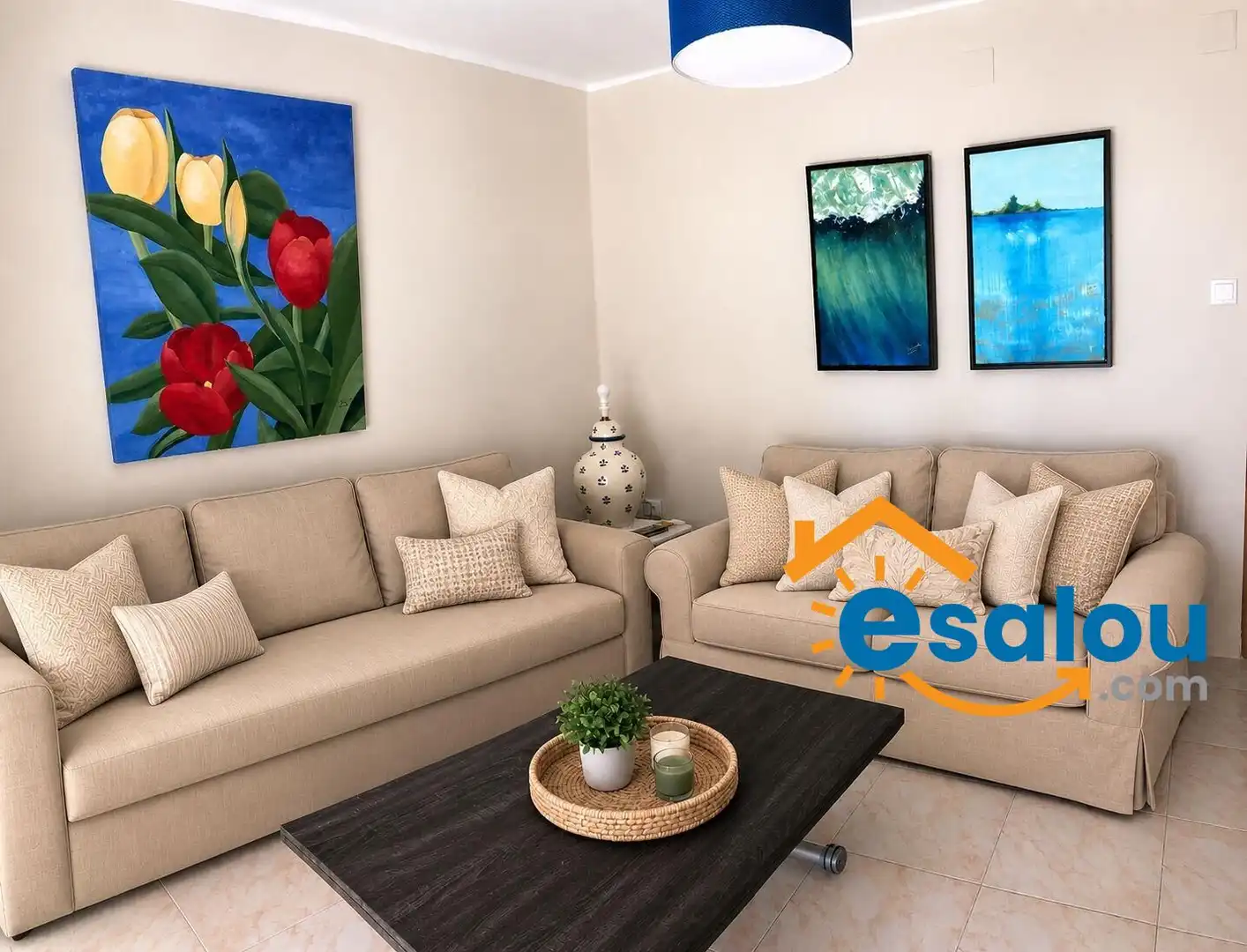 Sala de estar de Apartamento en venta en Salou con Aire acondicionado y Calefacción