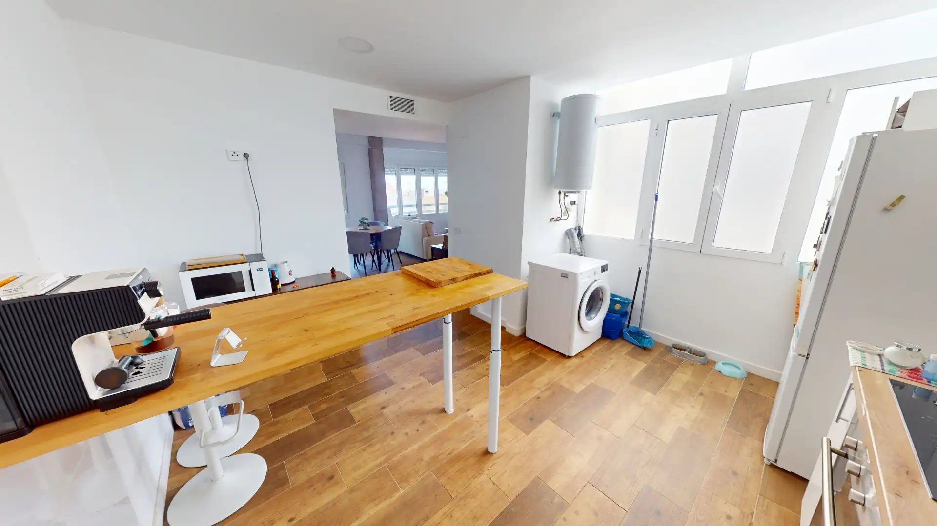 Kitchen of Flat for sale in Jijona / Xixona  with Air Conditioner, Heating and Parquet flooring