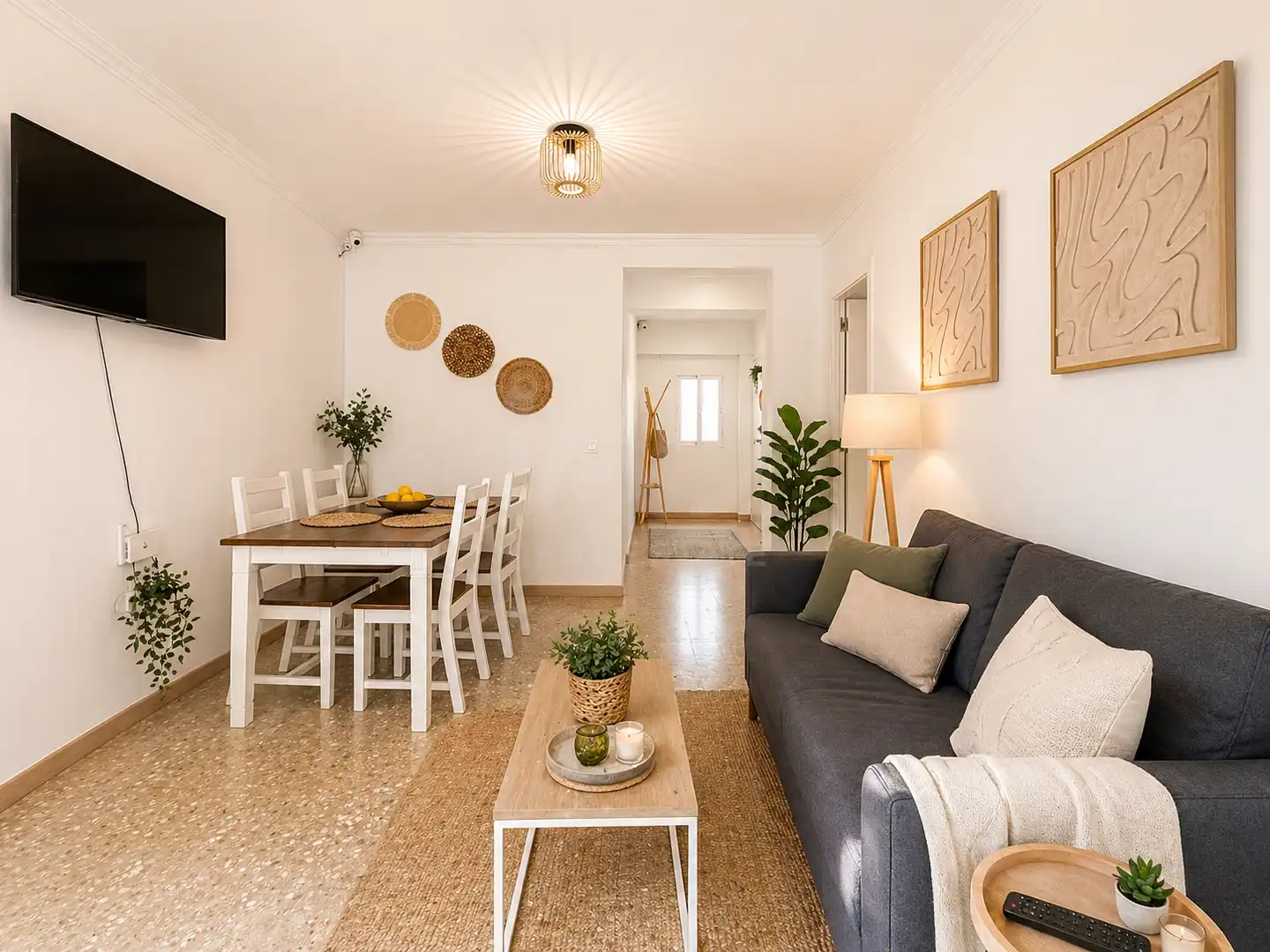 Sala de estar de Piso en venta en Dénia con Calefacción