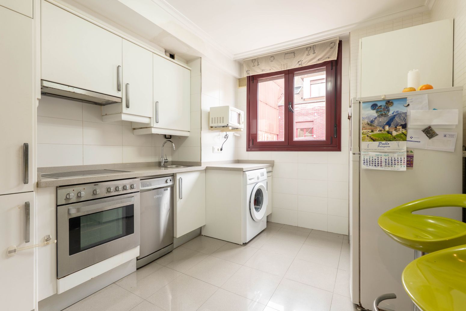 Kitchen of Flat for sale in Gijón   with Heating and Parquet flooring