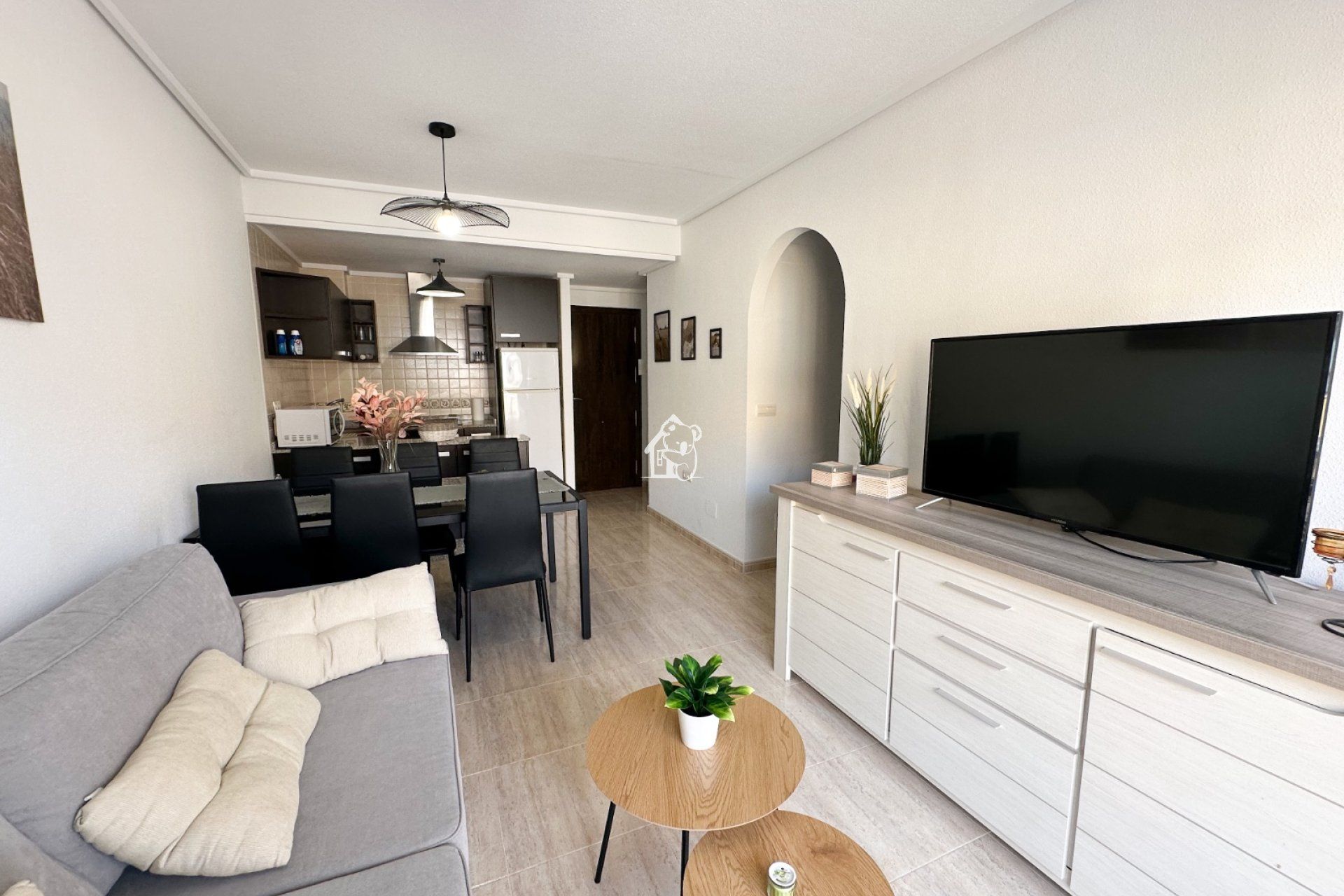 Living room of Apartment to rent in San Miguel de Salinas  with Terrace, Furnished and Oven