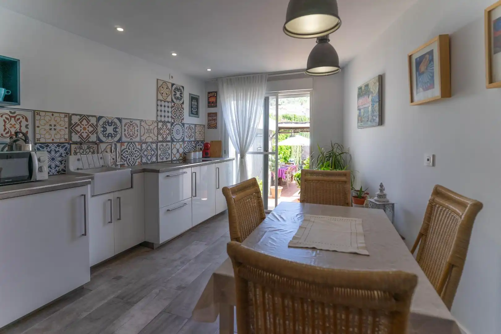 Kitchen of Detached homes for rent in Riogordo  with Air Conditioner, Private garden and Terrace