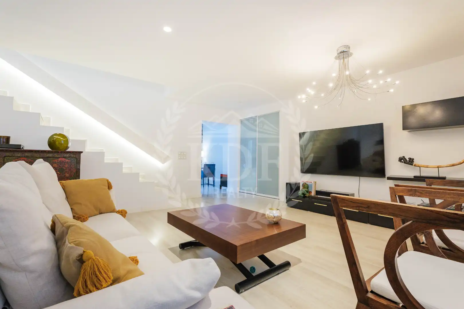 Sala d'estar de Casa adosada en venda en Santa Cruz de Tenerife amb Jardí privat, Terrassa i Moblat