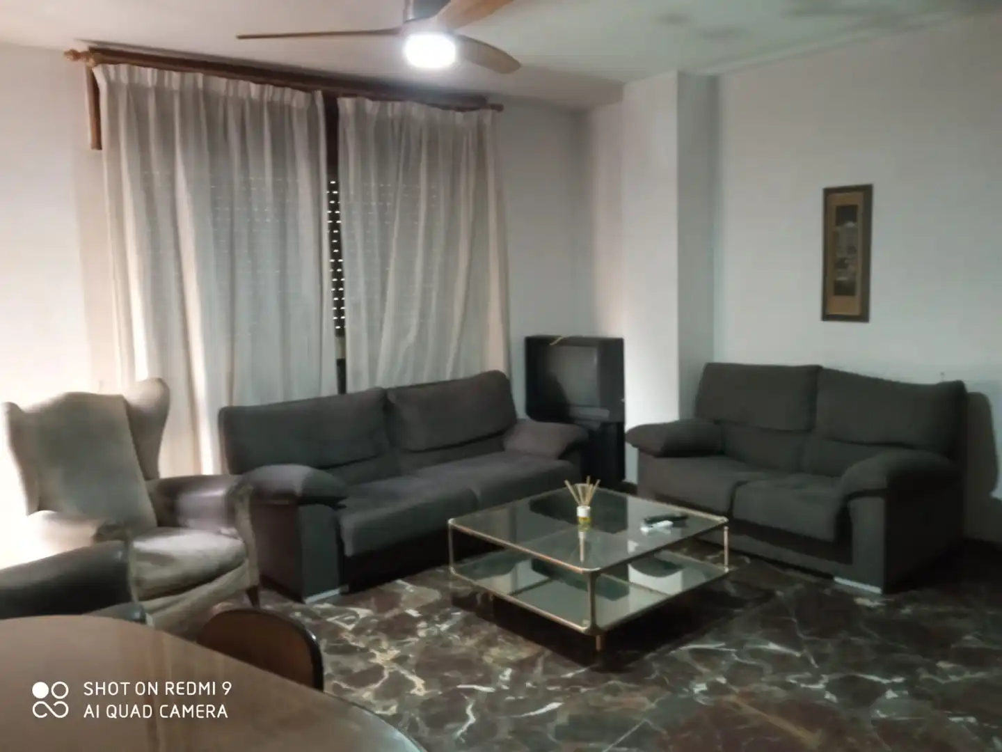 Living room of Flat for rent in Granada  with Heating, Terrace and Furnished