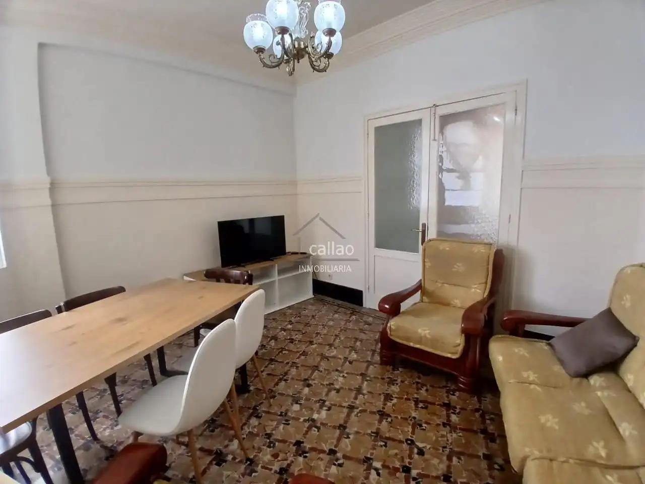 Sala de estar de Piso de alquiler en Ferrol con Calefacción y Amueblado