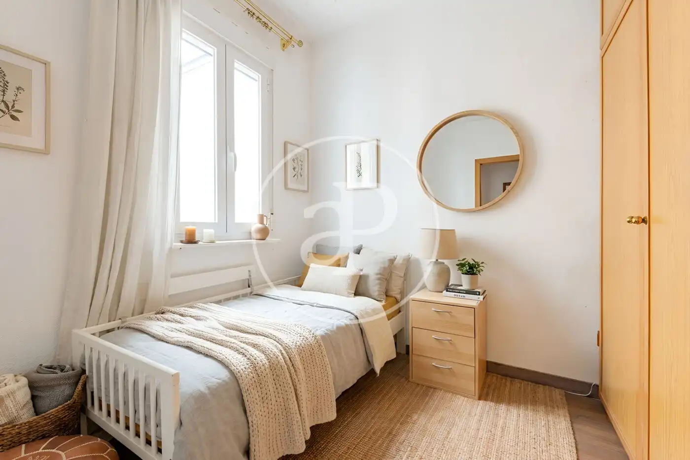 Schlafzimmer von Wohnung zum Verkauf in Madrid mit Klimaanlage und Heizung