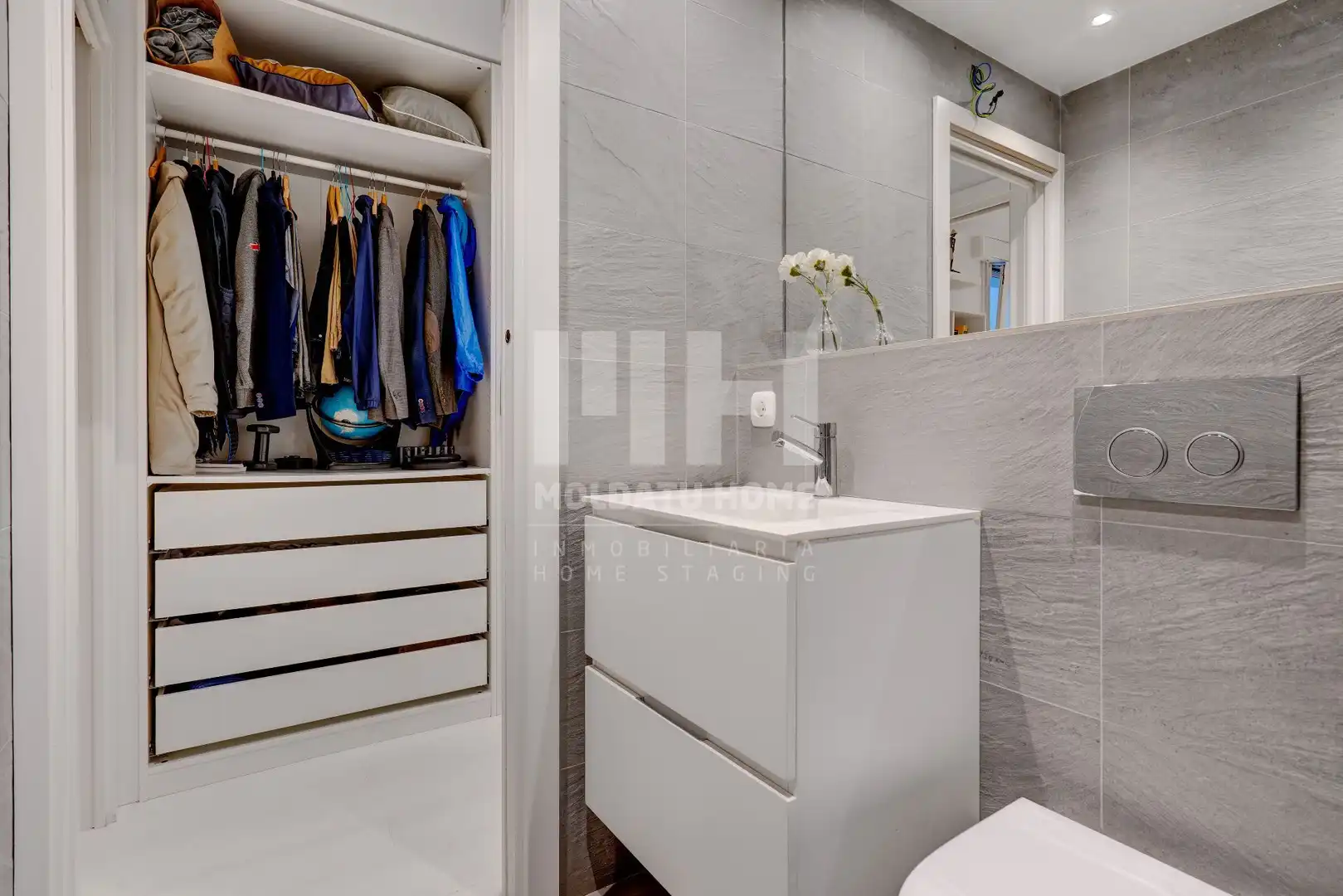 Badezimmer von Wohnung zur Miete in Donostia - San Sebastián  mit Heizung, Privatgarten und Terrasse