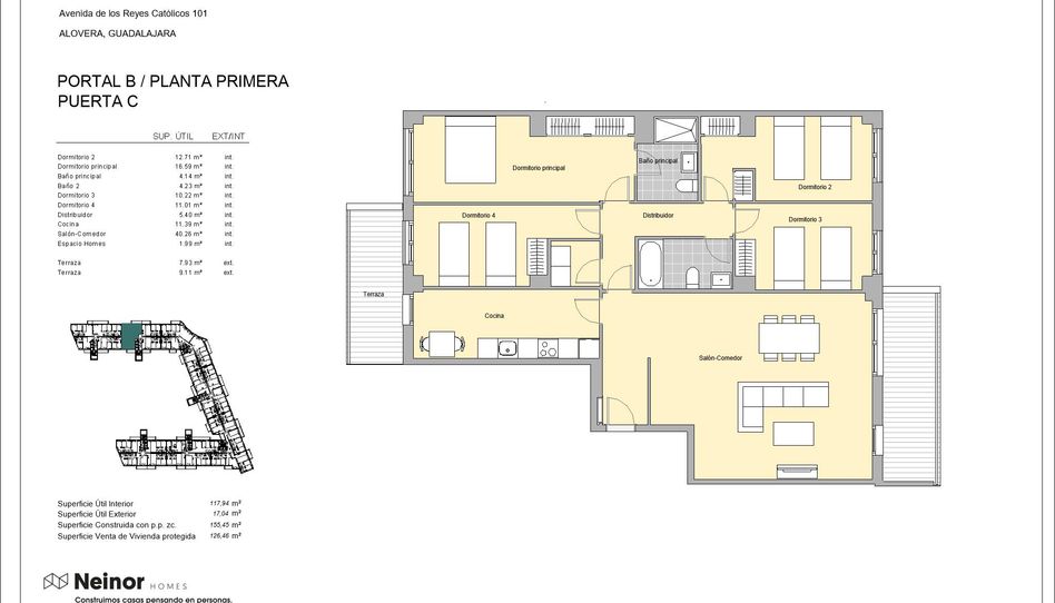 Foto 1 de Piso en venta en Avenida Camino las Fuentes, Alovera, Guadalajara