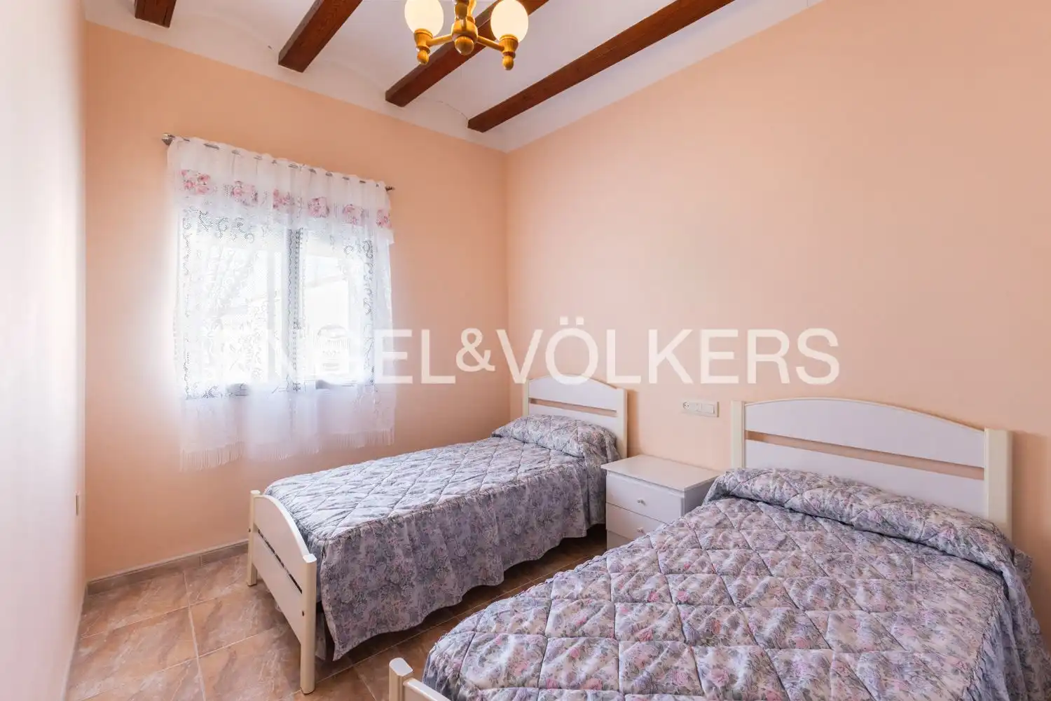 Bedroom of Houses for sale in Villanueva de Castellón  with Heating and Private garden
