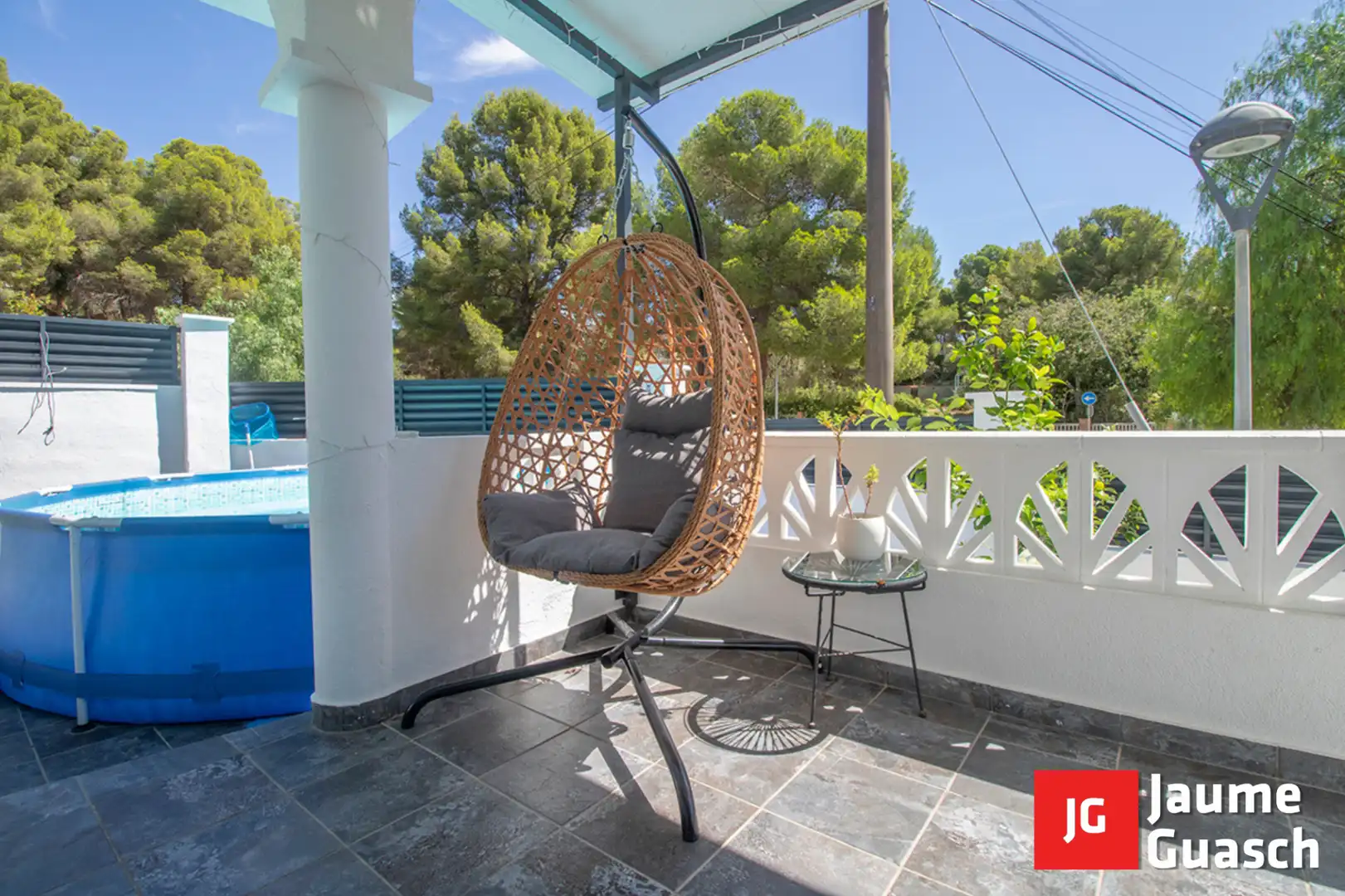 Terrace of Detached homes for sale in La Pobla de Montornès    with Heating, Private garden and Parquet flooring