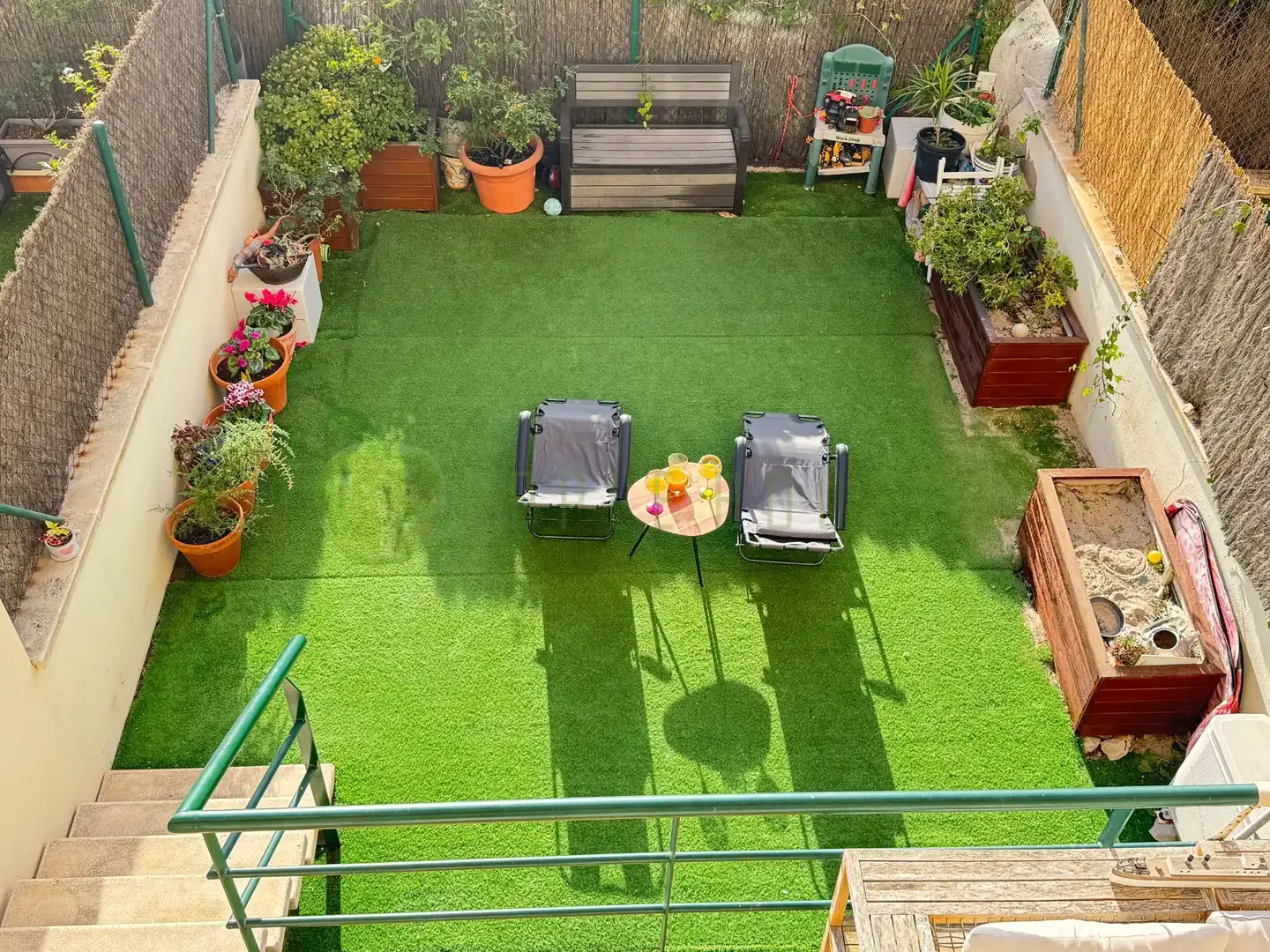 Terraza de Dúplex en venta en Sitges con Aire acondicionado, Calefacción y Jardín privado