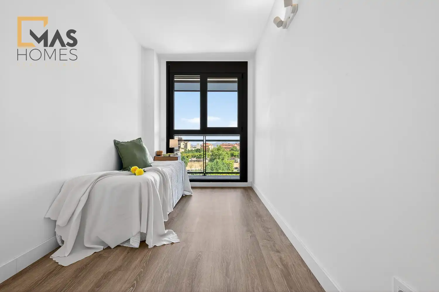 Schlafzimmer von Maisonette zum Verkauf in Sabadell mit Klimaanlage, Heizung und Parkett