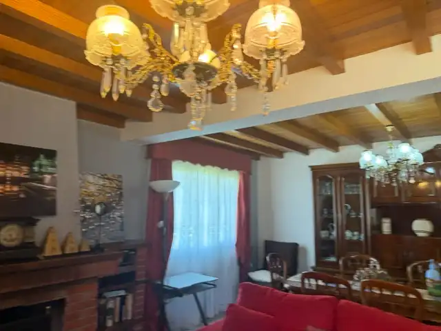 Wohnzimmer von Country house zum Verkauf in Trabada mit Heizung, Privatgarten und Terrasse