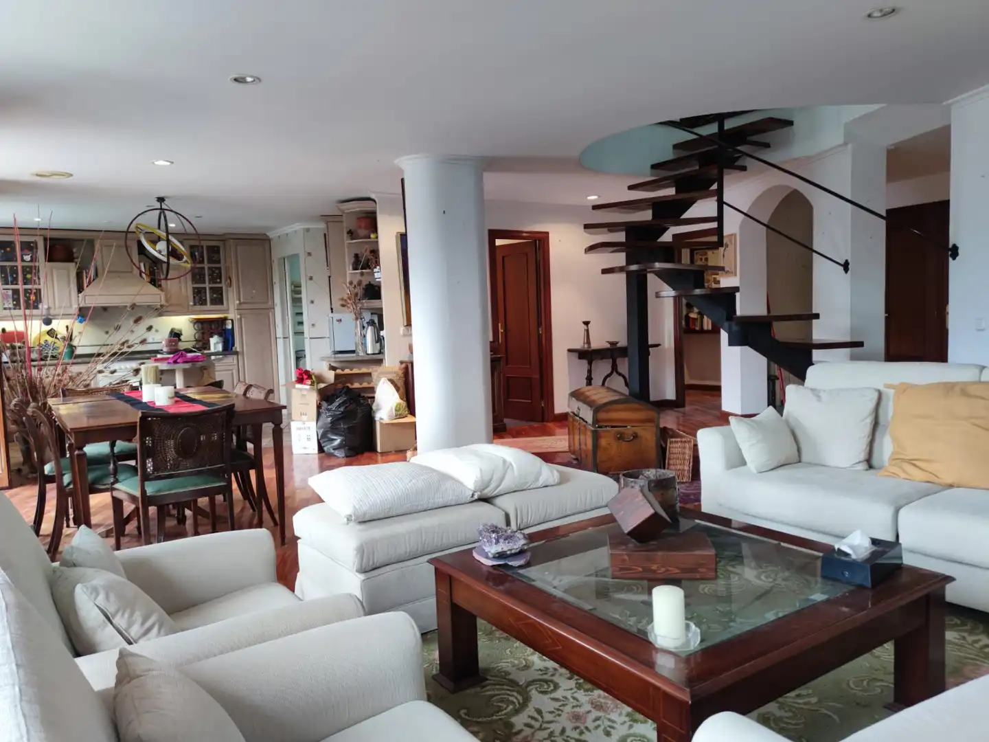Sala de estar de Apartamento en venta en Ezcaray con Calefacción, Terraza y Trastero