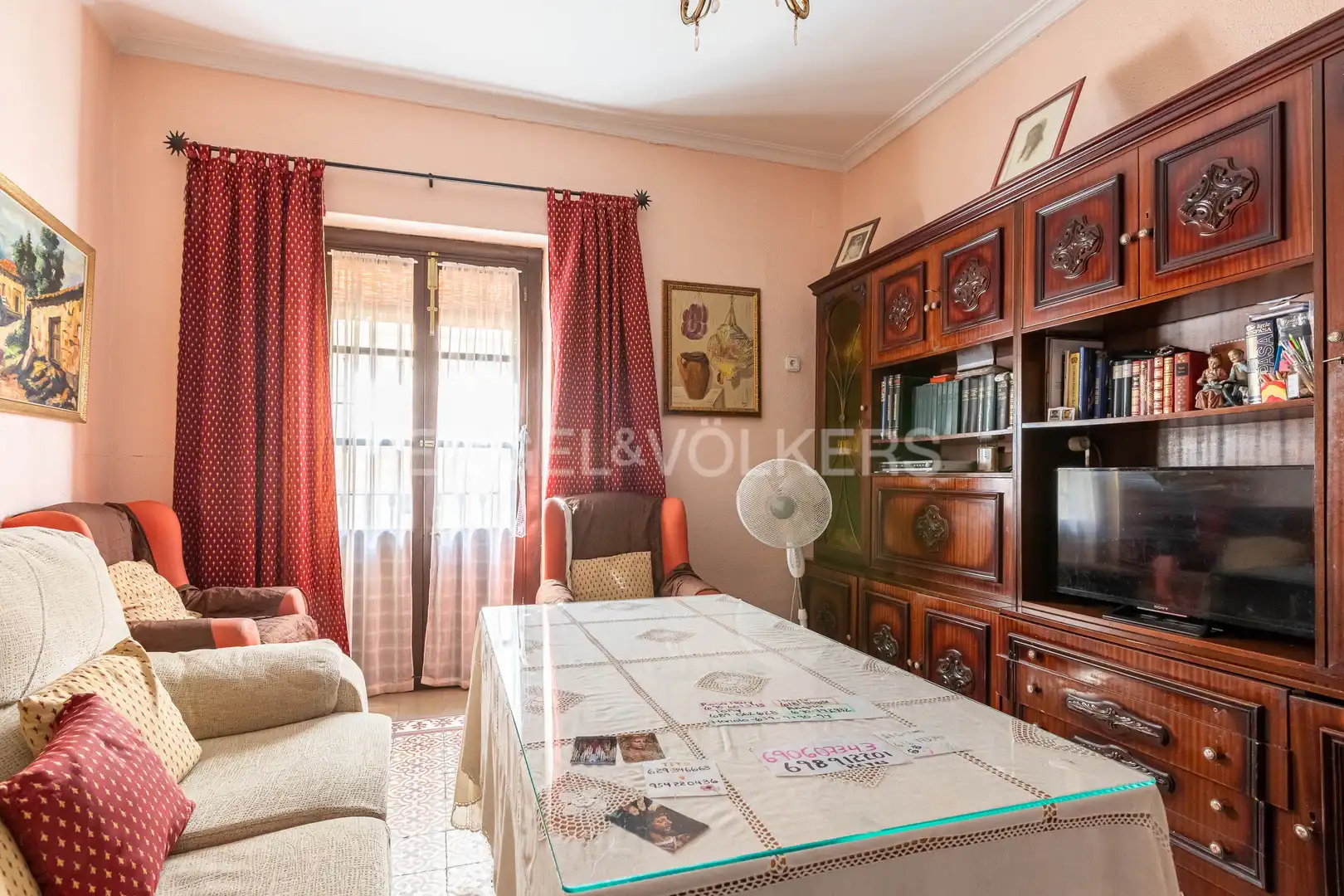 Wohnzimmer von Haus oder Chalet zum Verkauf in Sevilla mit Klimaanlage, Heizung und Abstellraum