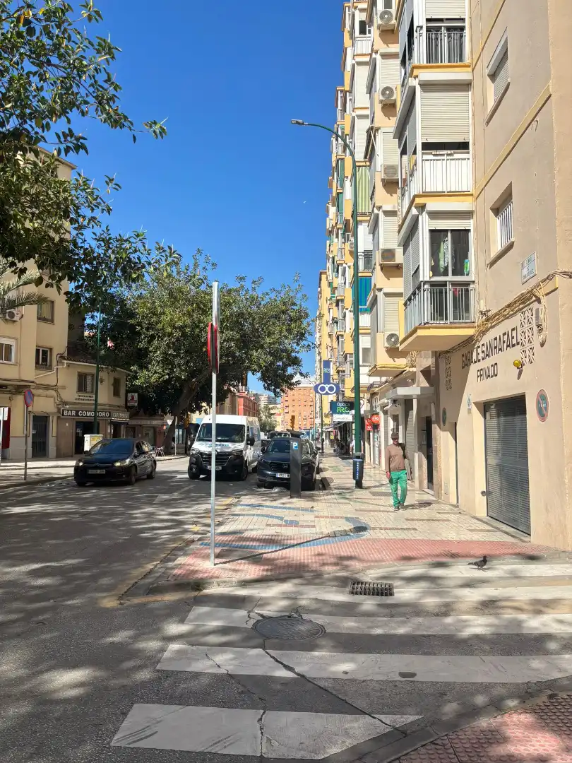 Exterior view of Flat for rent in Málaga  with Air Conditioner, Furnished and Oven