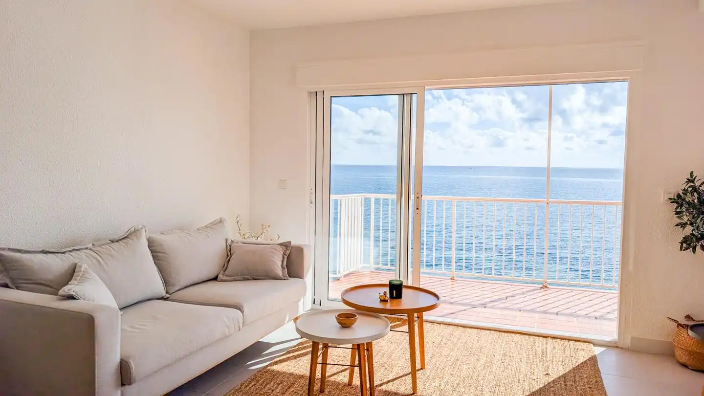 Schlafzimmer von Wohnung zum Verkauf in Santa Pola mit Klimaanlage und Terrasse