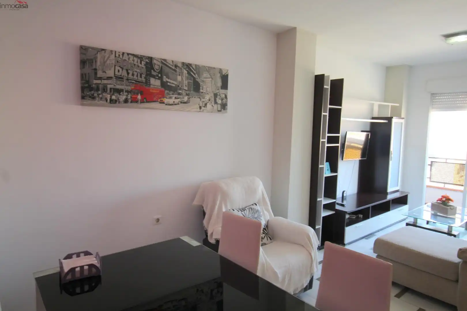 Sala de estar de Piso de alquiler en Armilla con Aire acondicionado, Jardín privado y Amueblado