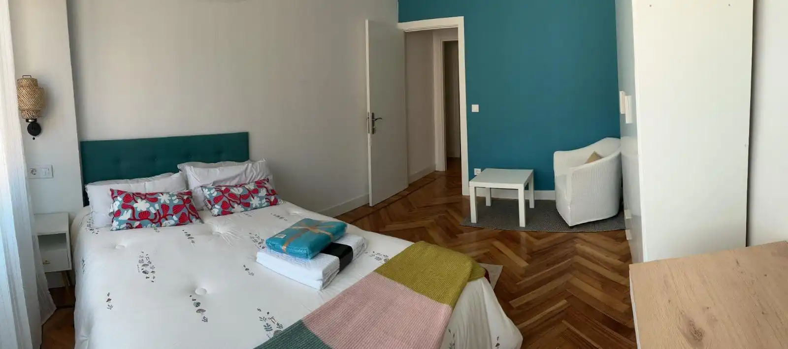 Bedroom of Flat for rent in Bilbao   with Heating, Furnished and Balcony