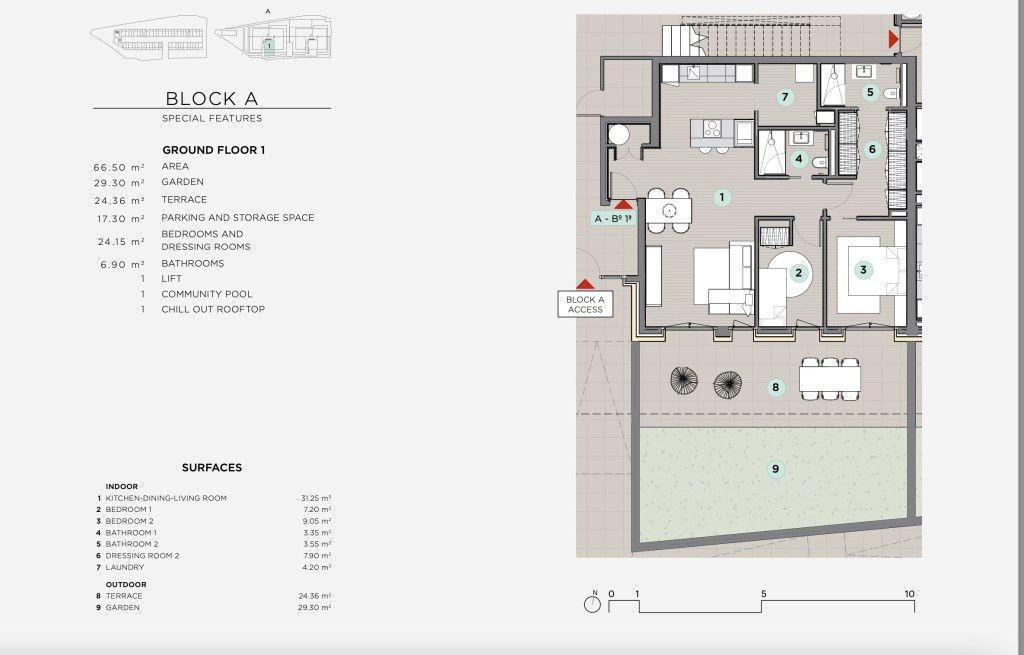Apartamento en venta en Sitges con Aire acondicionado, Calefacción y Jardín privado