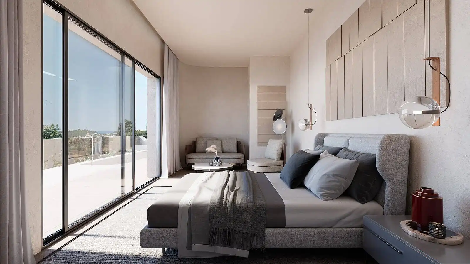 Habitación de Casa o chalet en venta en Jávea / Xàbia con Aire acondicionado, Jardín privado y Terraza