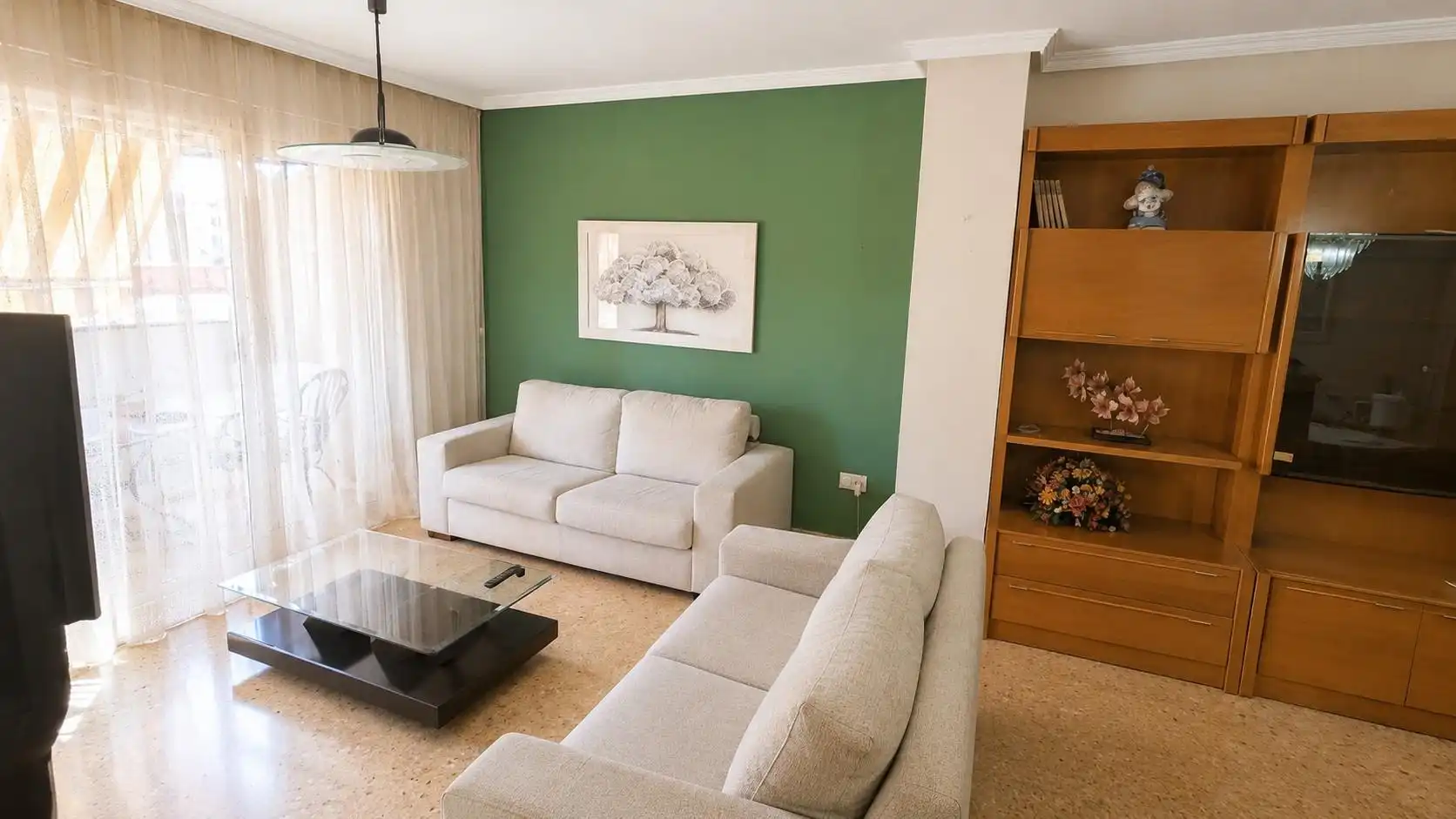Living room of Flat for sale in Valencia  with Balcony