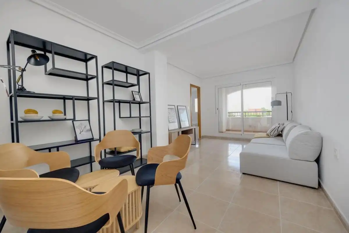 Sala de estar de Piso en venta en San Fulgencio con Jardín privado y Piscina