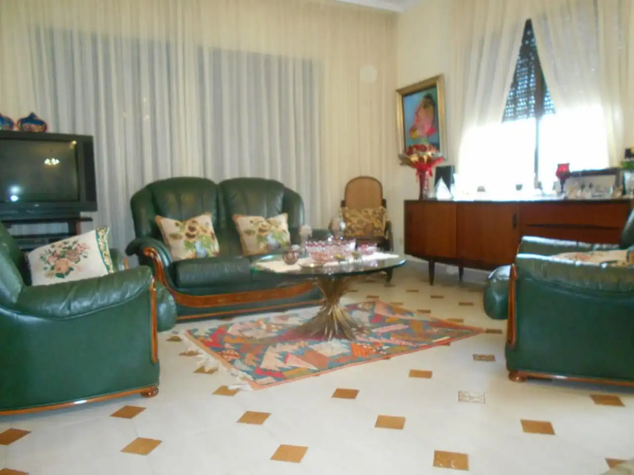 Living room of Houses for sale in Burriana / Borriana  with Air Conditioner, Private garden and Terrace