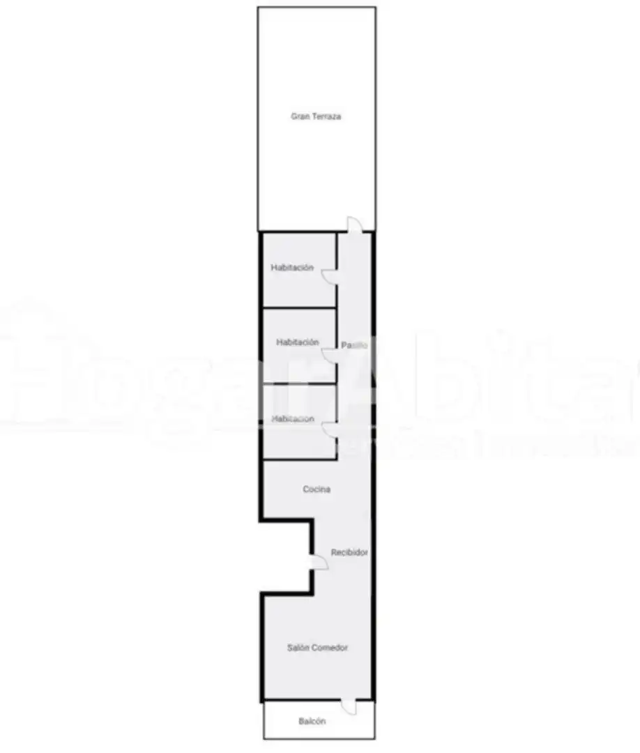Piso en venta en Castellón de la Plana / Castelló de la Plana con Calefacción, Terraza y Amueblado