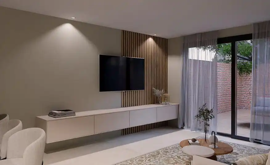 Sala de estar de Casa o chalet en venta en Sabadell con Jardín privado, Parquet y Terraza