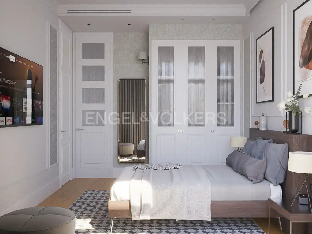 Bedroom of Apartments for sale in Valencia  with Air Conditioner, Heating and Balcony