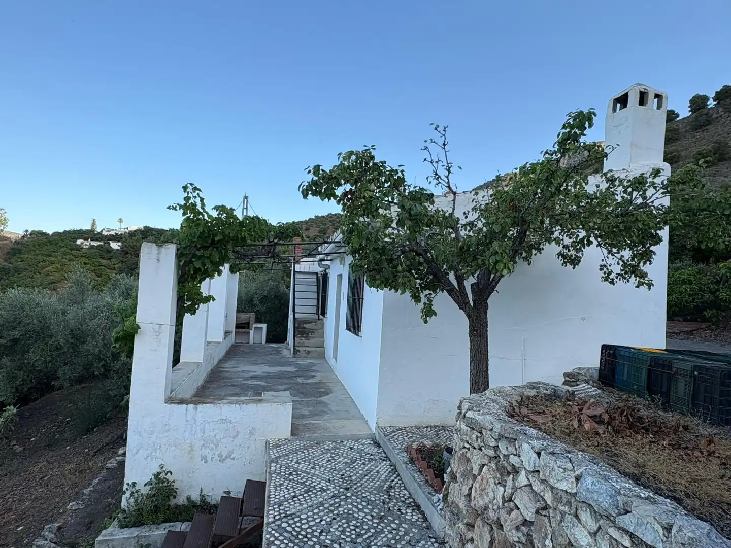 Vista exterior de Finca rústica en venda en Frigiliana amb Terrassa, Traster i Forn
