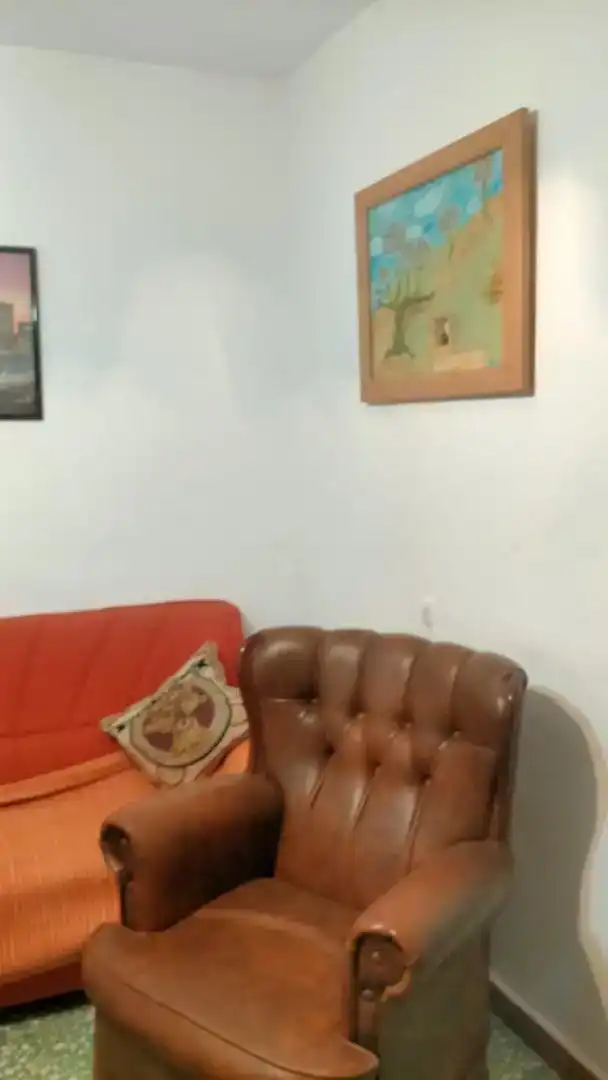 Sala de estar de Piso en venta en Usagre con Trastero, Amueblado y Horno