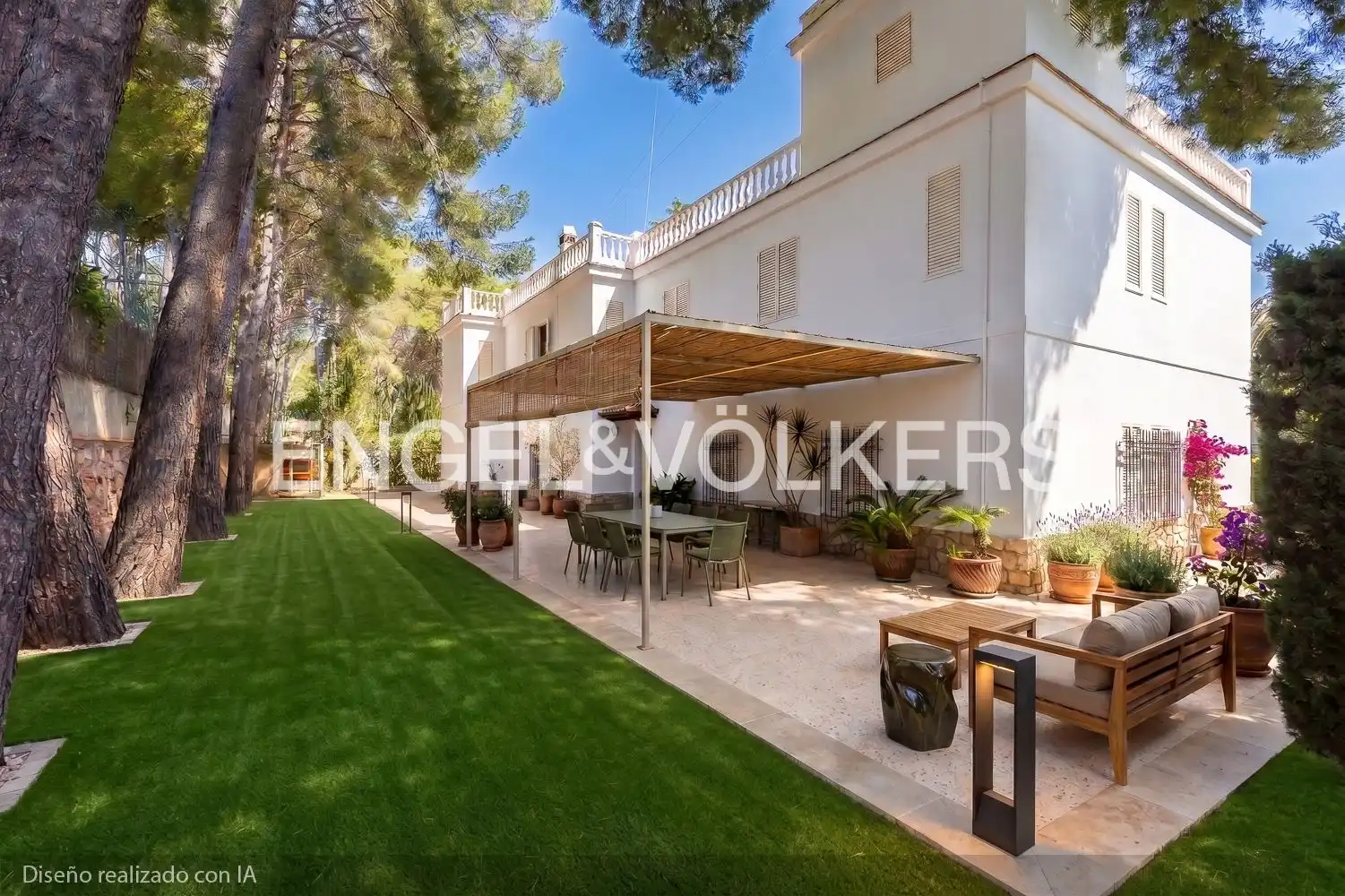 Terrassa de Casa o xalet en venda en Náquera amb Calefacció, Jardí privat i Terrassa