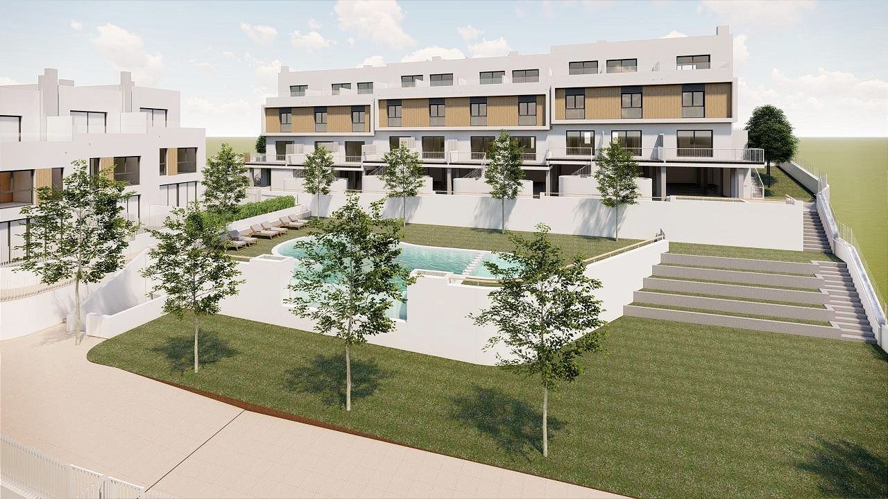 Exterior view of Single-family semi-detached for sale in Benicasim / Benicàssim  with Private garden, Terrace and Balcony