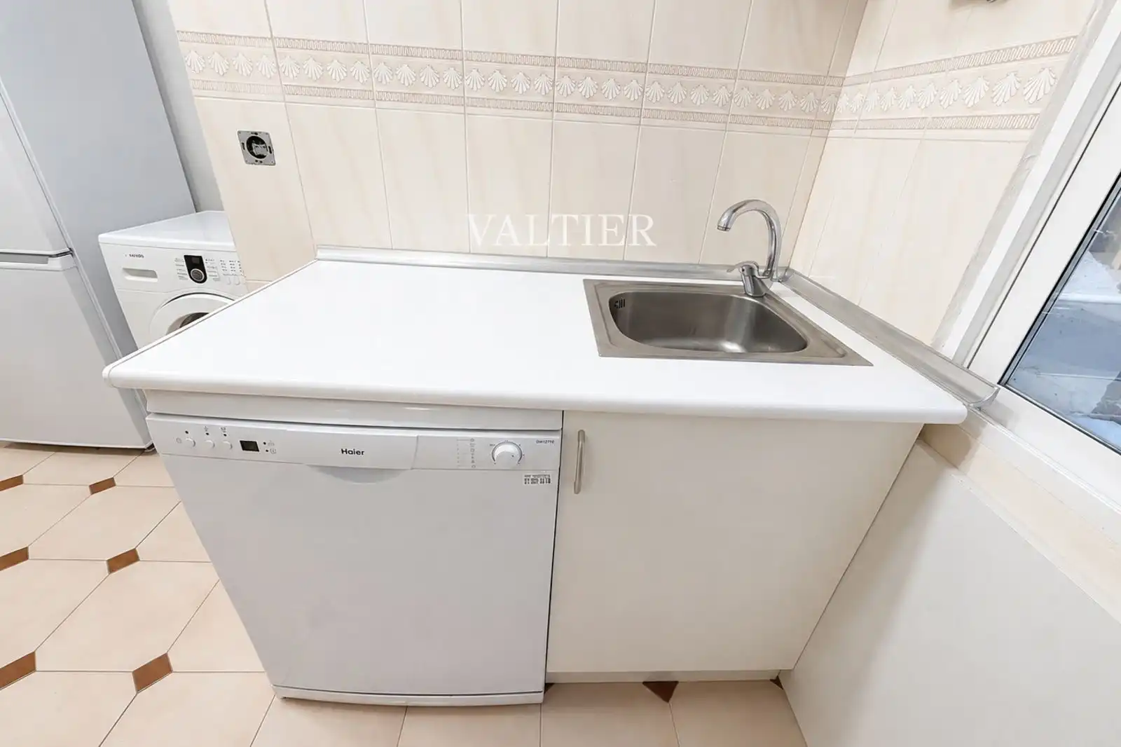Cocina de Piso de alquiler en Madrid con Amueblado