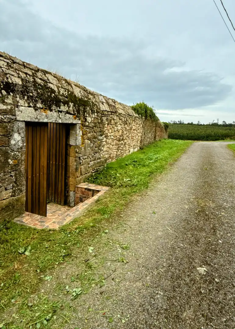 Vista exterior de Finca rústica en venta en Ponteceso con Calefacción y Amueblado