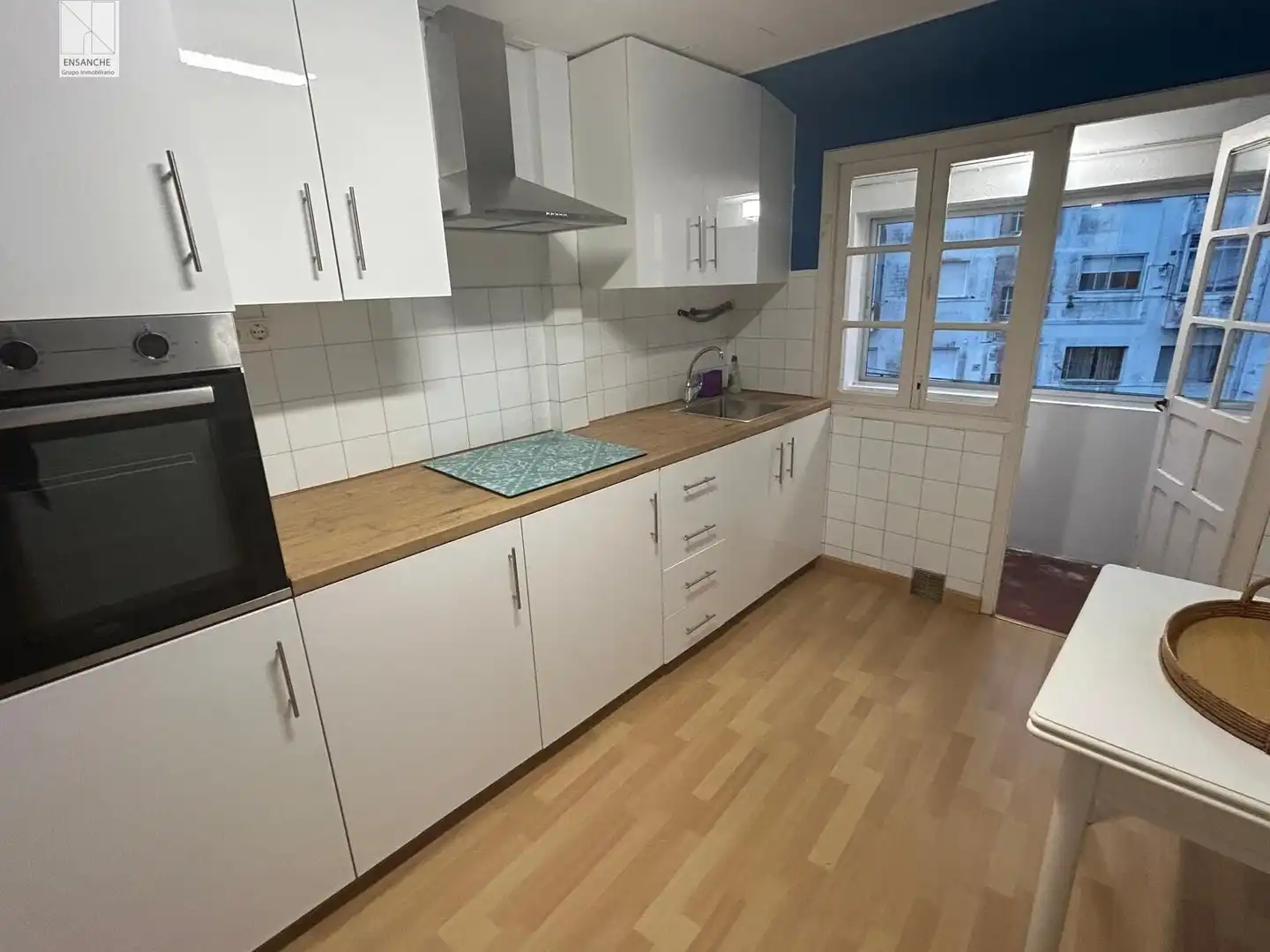 Kitchen of Flat for rent in Santiago de Compostela   with Heating and Furnished