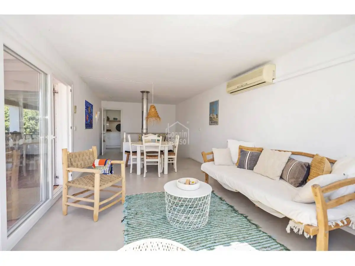 Living room of Houses for sale in Sant Lluís  with Heating, Private garden and Terrace