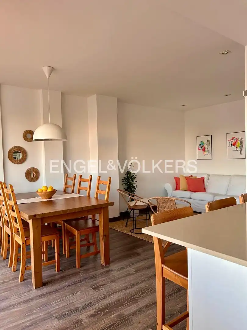 Esszimmer von Wohnung zur Miete in Sitges mit Klimaanlage, Heizung und Terrasse