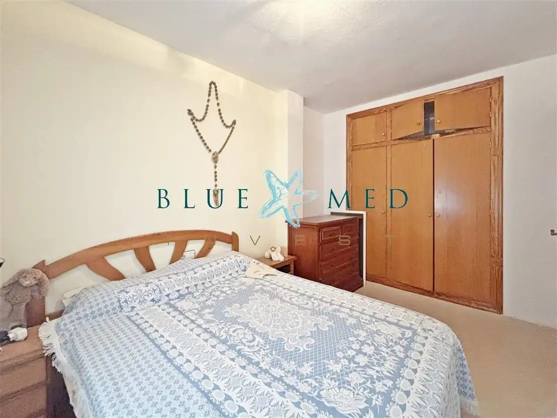 Dormitori de Apartament en venda en Mazarrón amb Aire condicionat, Terrassa i Moblat