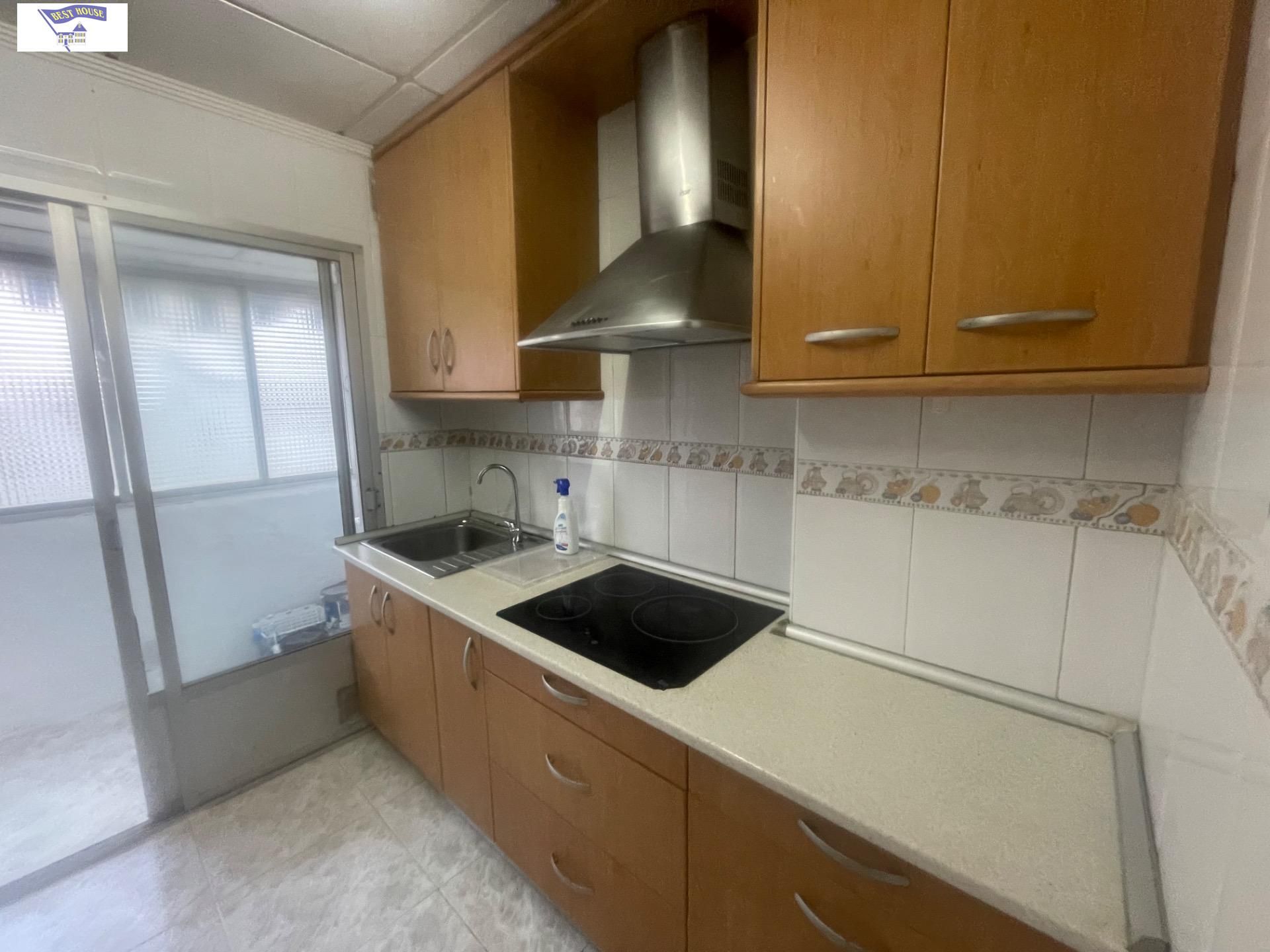 Kitchen of Flat for sale in  Albacete Capital  with Heating, Terrace and Storage room