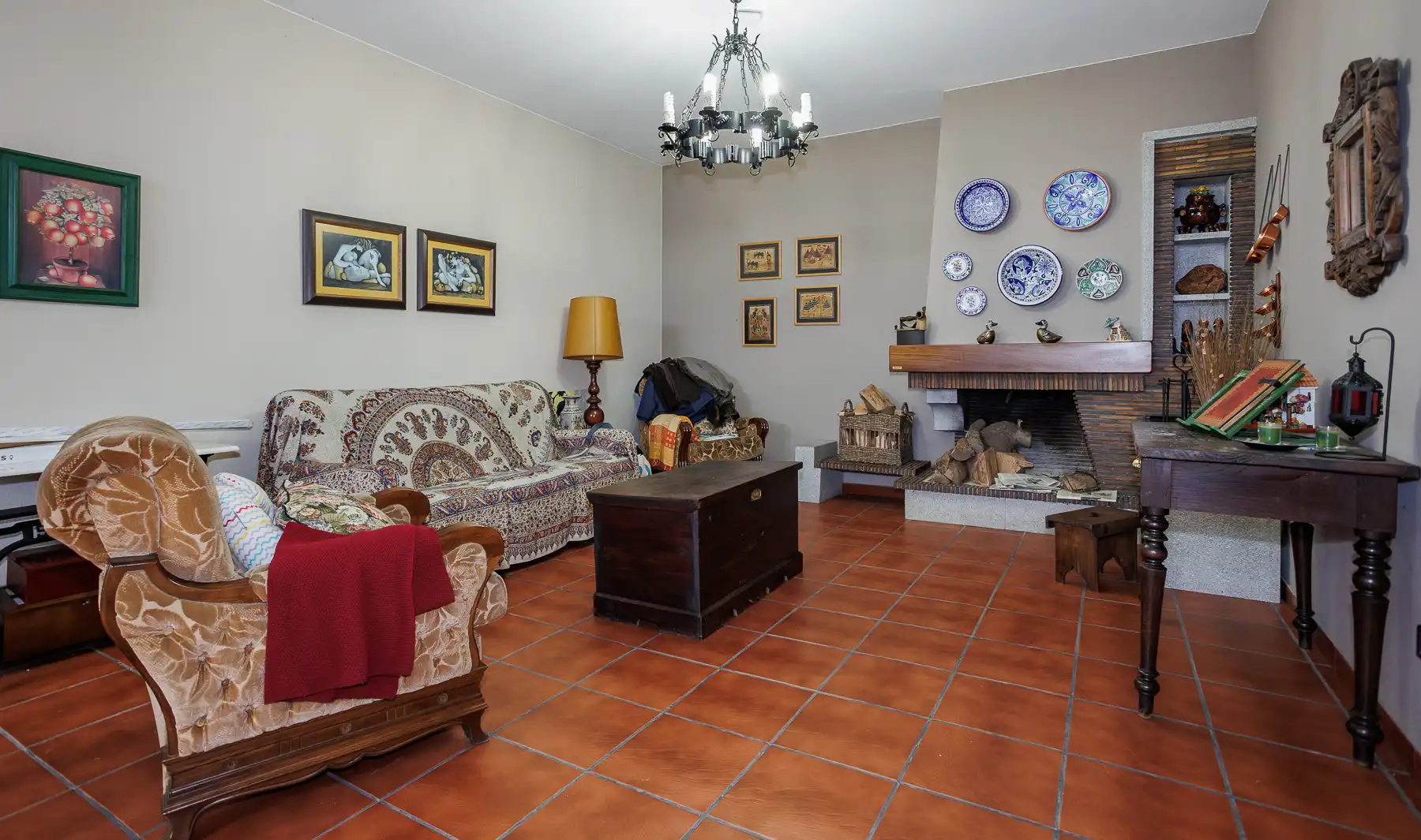 Sala de estar de Casa o chalet en venta en Lugo con Piscina