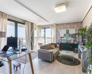 Living room of Flat to rent in  Valencia Capital  with Air Conditioner, Heating and Furnished
