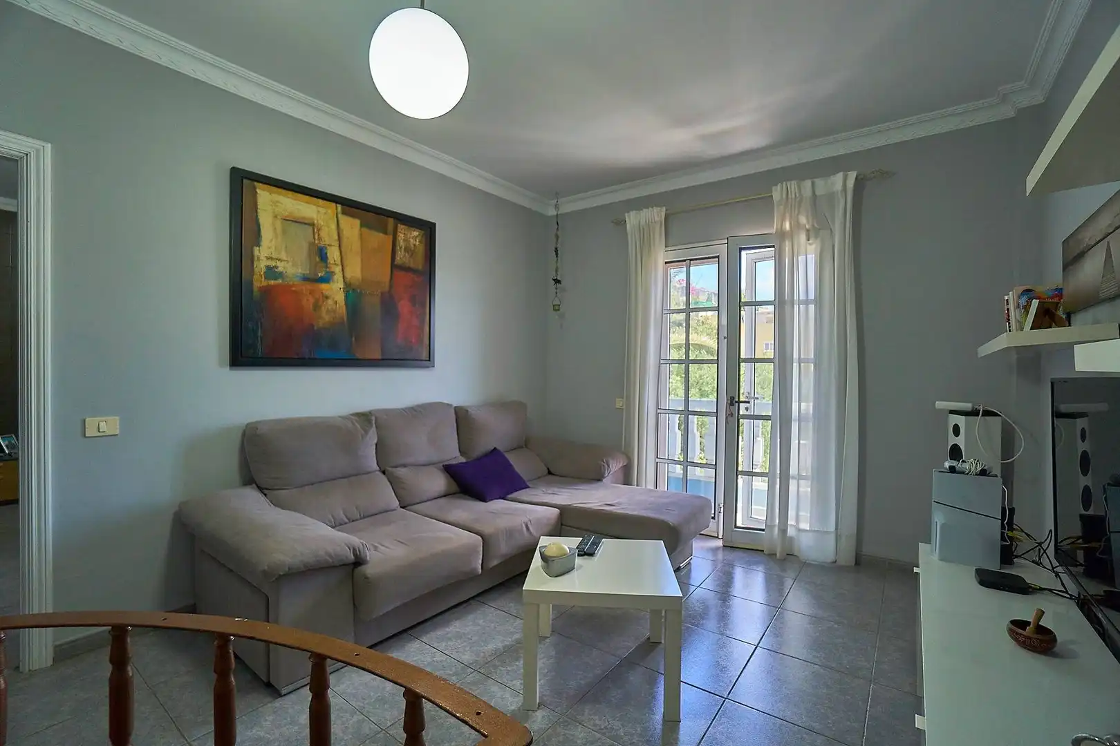 Sala d'estar de Casa adosada en venda en Las Palmas de Gran Canaria amb Jardí privat, Terrassa i Traster