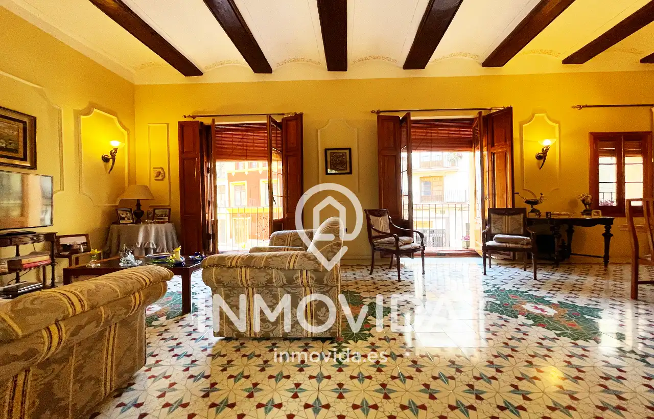 Living room of Houses for sale in Xàtiva  with Air Conditioner, Terrace and Furnished