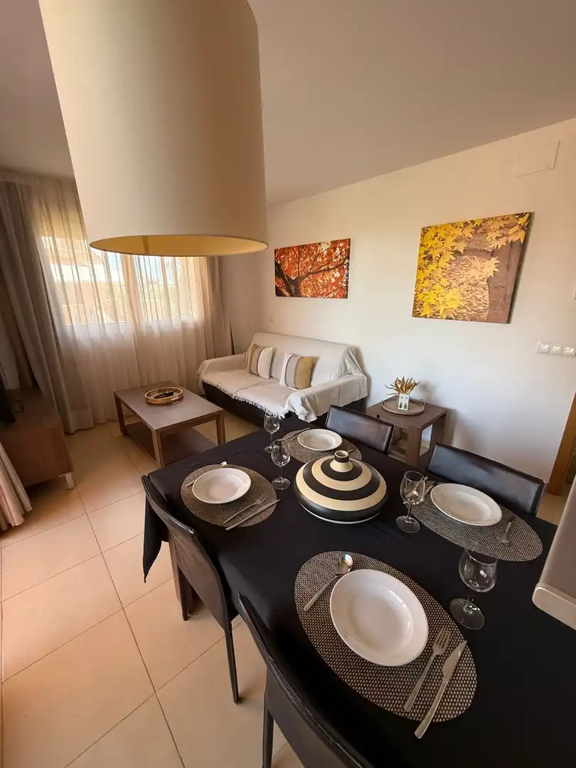 Menjador de Apartament de lloguer en Torre-Pacheco amb Aire condicionat, Calefacció i Terrassa