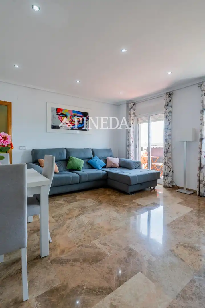 Living room of Flat for sale in Puçol  with Air Conditioner and Balcony