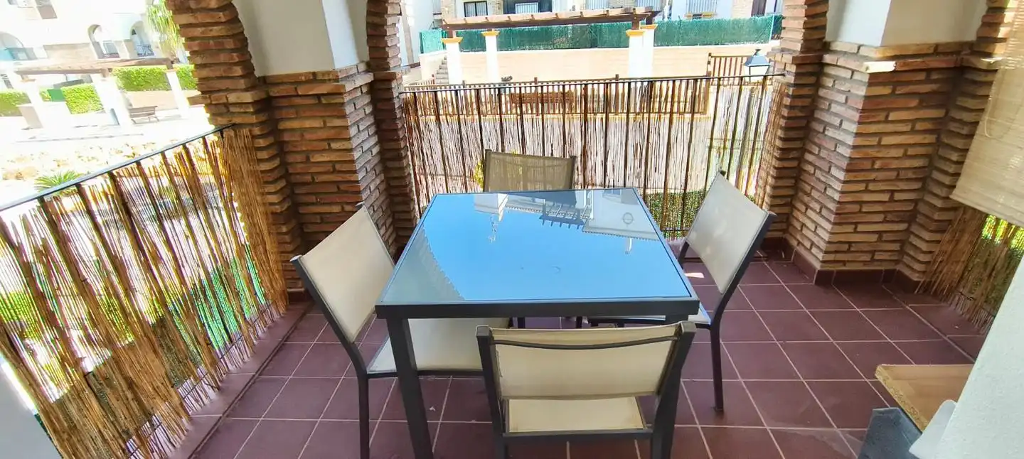 Terrasse von Wohnungen zur Miete in Las Salinas