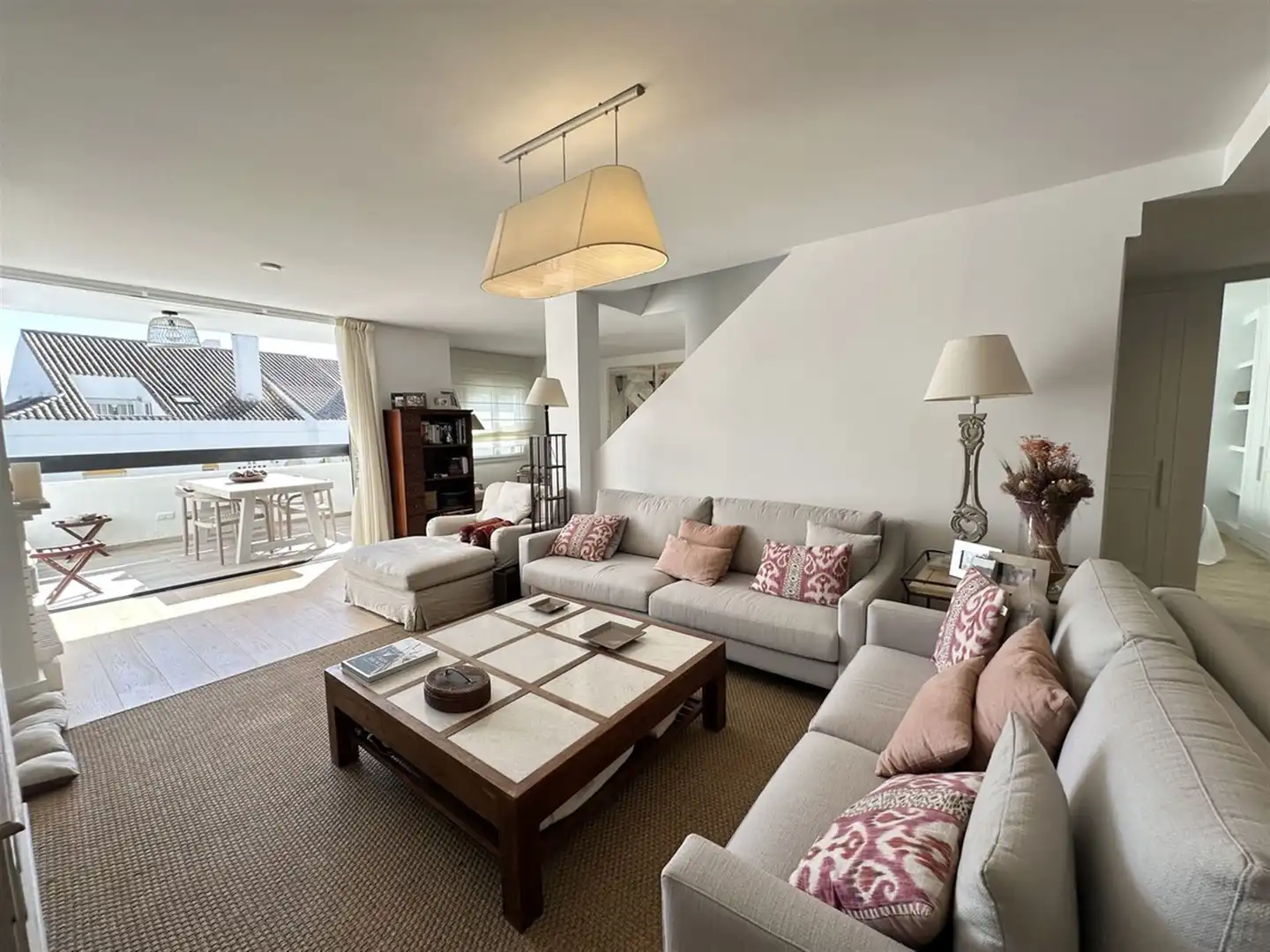 Sala de estar de Apartamento en venta en Marbella con Aire acondicionado y Terraza